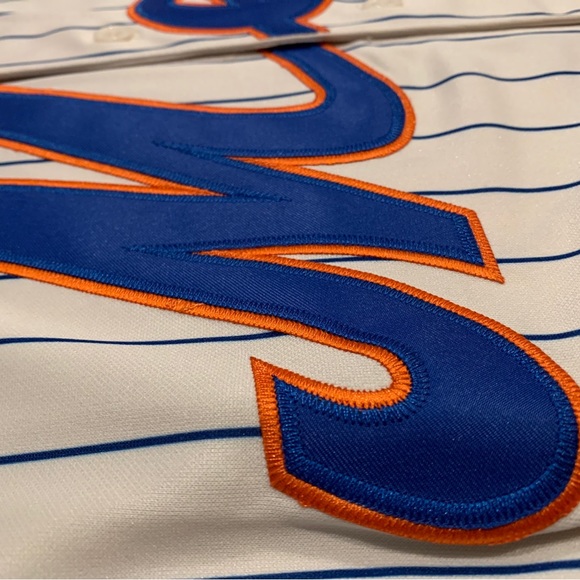 Nolan Ryan New York Mets Jersey Mens XL NWT 1969 Home Cream Pinstripe - Picture 5 of 14